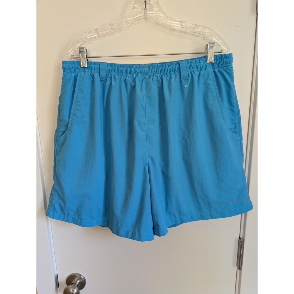 Columbia PFG Backcast Omni Shade Shorts Men's XL Blue Fishing Boating Outdoor